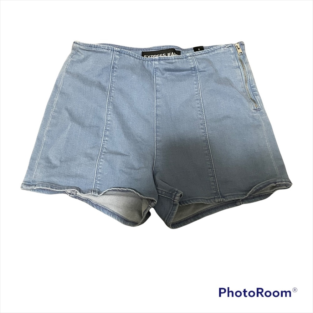 Express Blue Jean Shorts